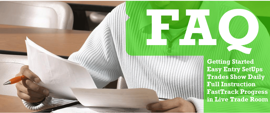 home page options for the live trade room